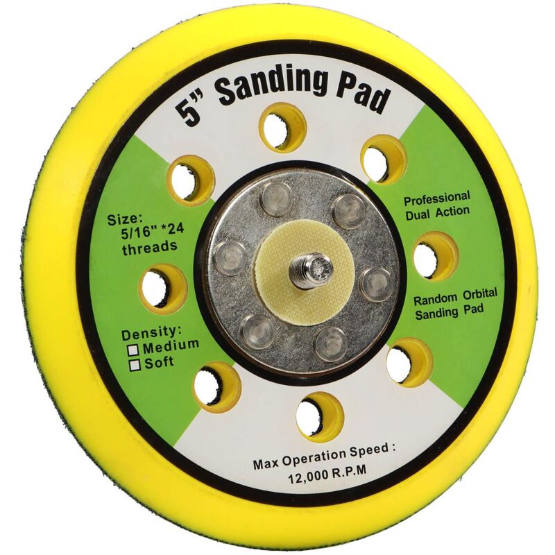 Klett Stützteller 125 mm Poliermaschine Schleifteller 5/16 Zoll unf Exzenterschleifer