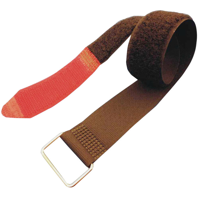 Fastech - F101-50-1060M Klettband mit Gurt Haft- und Flauschteil (l x b) 1060 mm x 50 mm Schwarz, Rot
