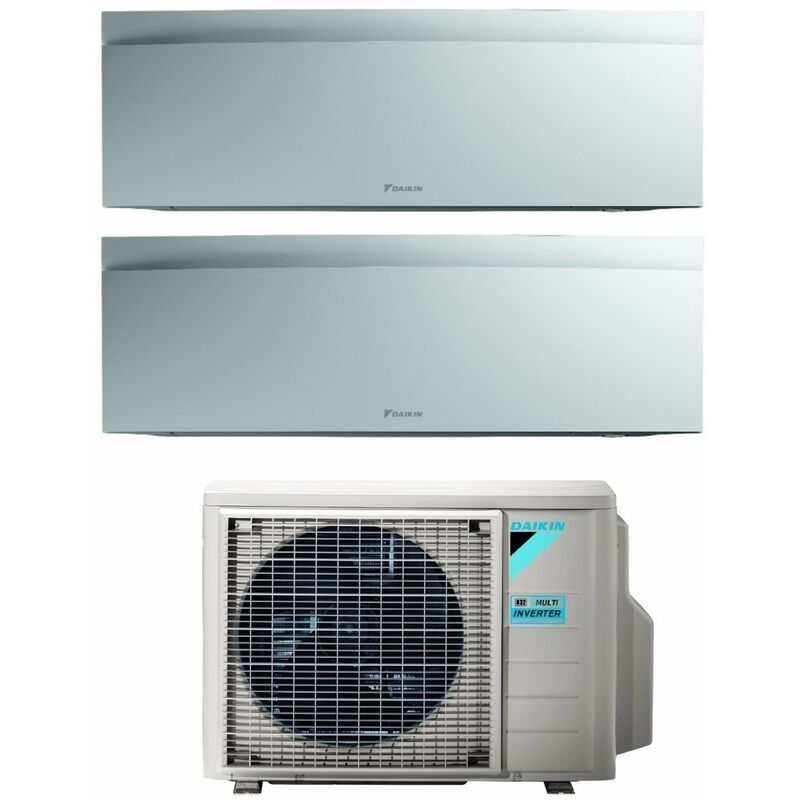 Klimagerät Daikin Bluevolution Dual Split Inverter Klimagerät Serie emura white iii 12+15 mit 2MXM50A R-32 Wi-Fi Integrated 12000+15000 Farbe Weiß