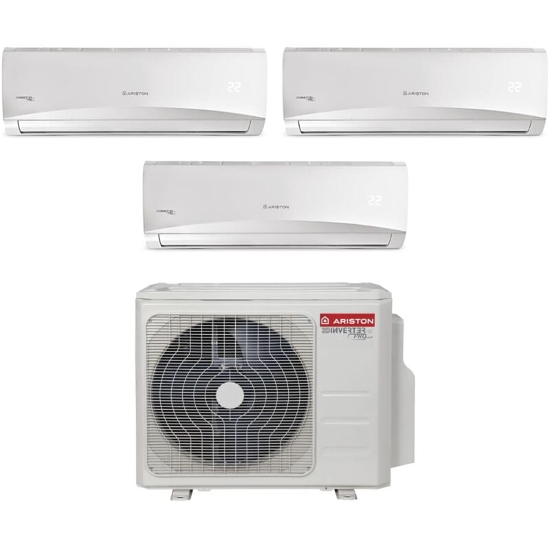 Ariston - Klimagerät Inverter prios 9000+9000+12000 btu R-32 Wi-Fi optional 9+9+12 mit trial 80 XD0C-O