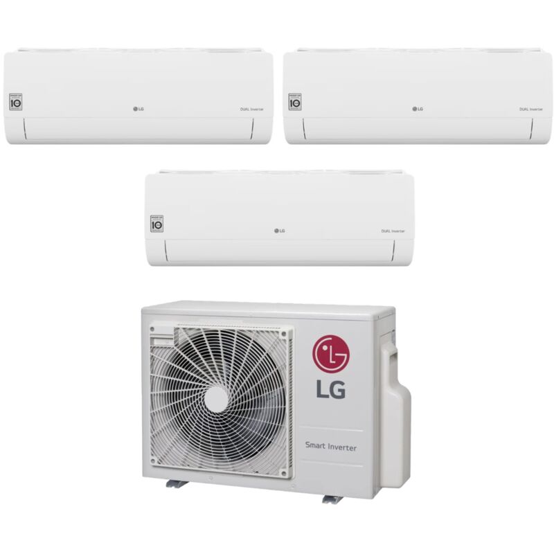 Klimagerät LG Trial Split Inverter Inverter Libero Smart Series 9+9+12 mit MU3M21 R-32 9000+9000+12000 Wi-Fi Integrated