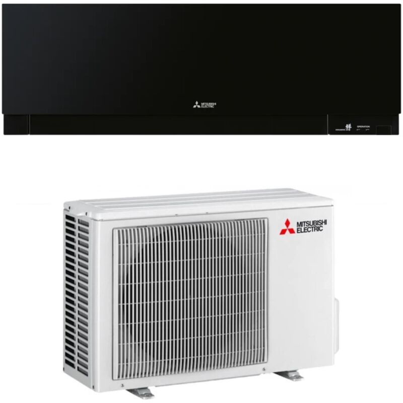 Klimagerät Mitsubishi Electric Inverter Kirigamine zen R-32 Schwarz 12000 btu MSZ-EF35VGKB Schwarz Wi-Fi Integriert -(Neu)