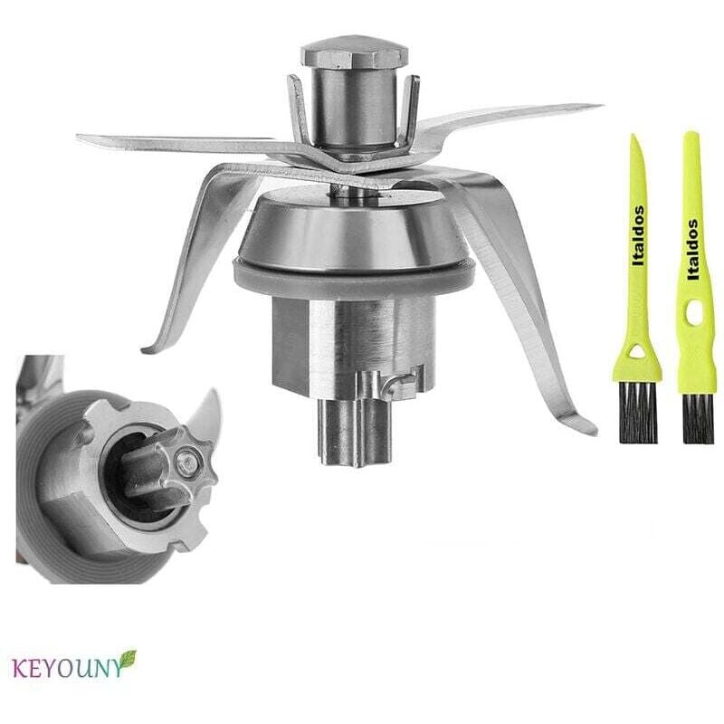 Klinge für Vorwerk Thermomix Bimby TM21 TM 21 Edelstahl Ersatzmixer Küchenmaschine mit Bürsten