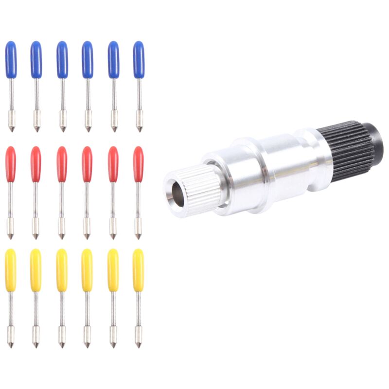 Klingenhalterbasis mit 18 Schneidklingen (30/45/60 Grad)