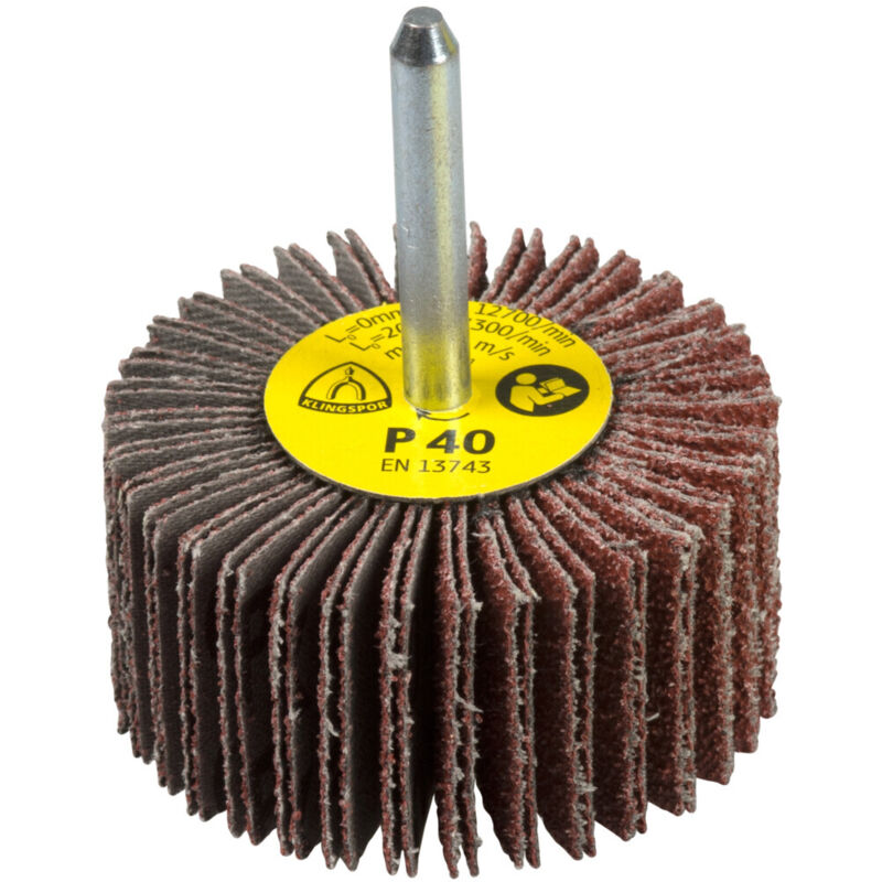 Schleifmopstifte km 613 80 x 30 x 6 mm Korn 60