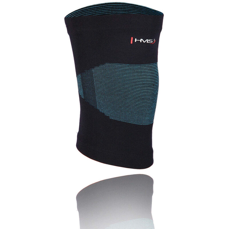 Kniebandage, Türkis-Schwarz, Größe S