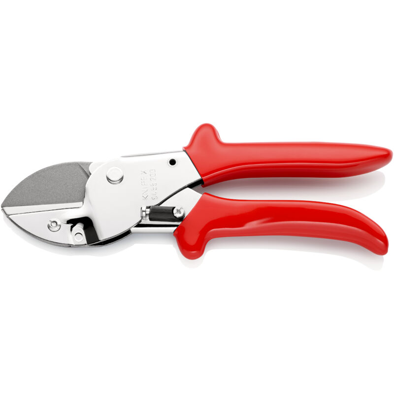 Knipex - 94 55 200 Amboss-Schere mit Kunststoff-Hüllen verchromt 200 mm