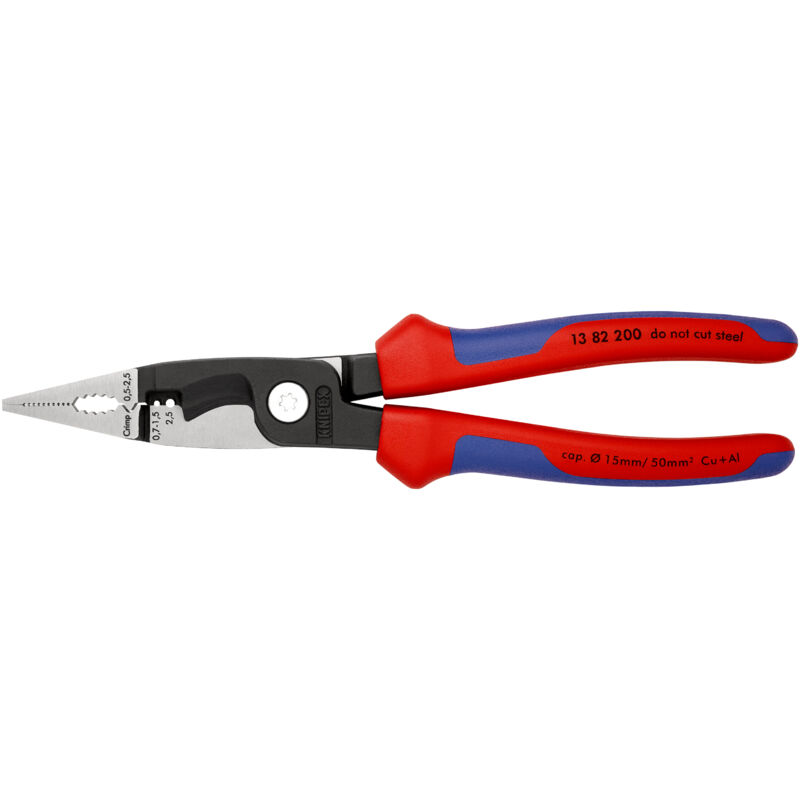 Knipex - 13 82 200 Multifunktionszange 50 mm² (max) 0 (max) 15 mm (max)