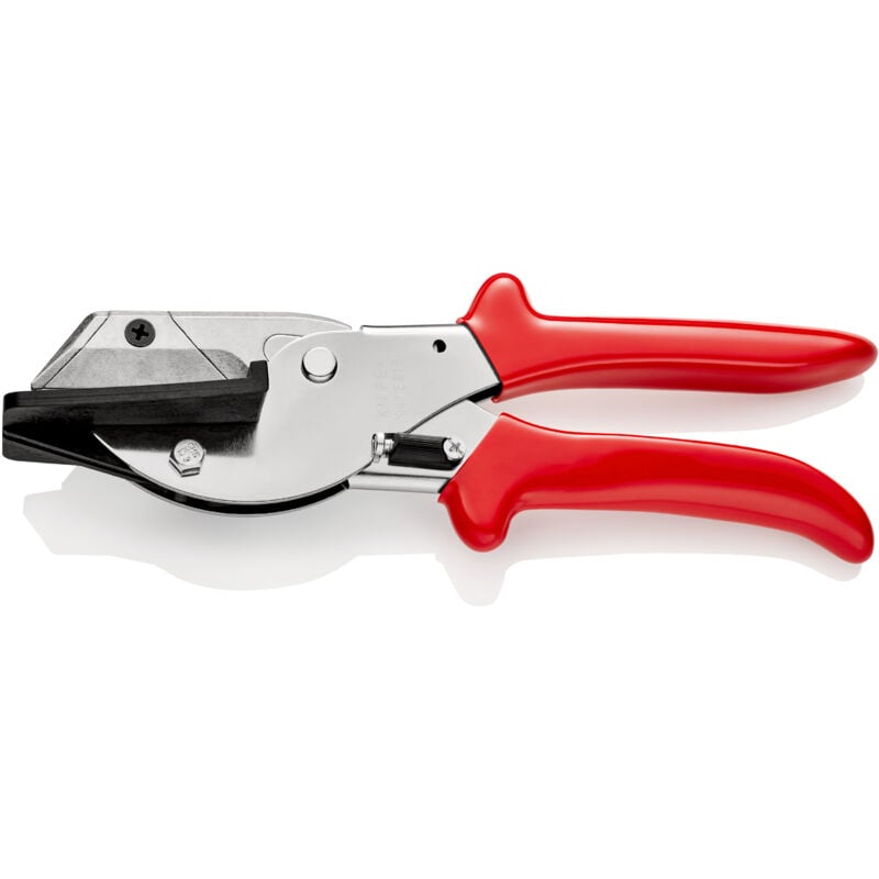 Knipex - 94 15 215 ean Schneider für Flachbandkabel mit Kunststoff-Hüllen verchromt 215 mm