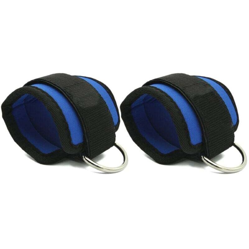 Knöchelriemen zum Gewichtheben, verstellbarer Fitness-Handgelenkgurt mit D-Ring, langlebige Zöpfe für Bauch-, Bein- und Rumpfmuskulatur, Bodybuilding