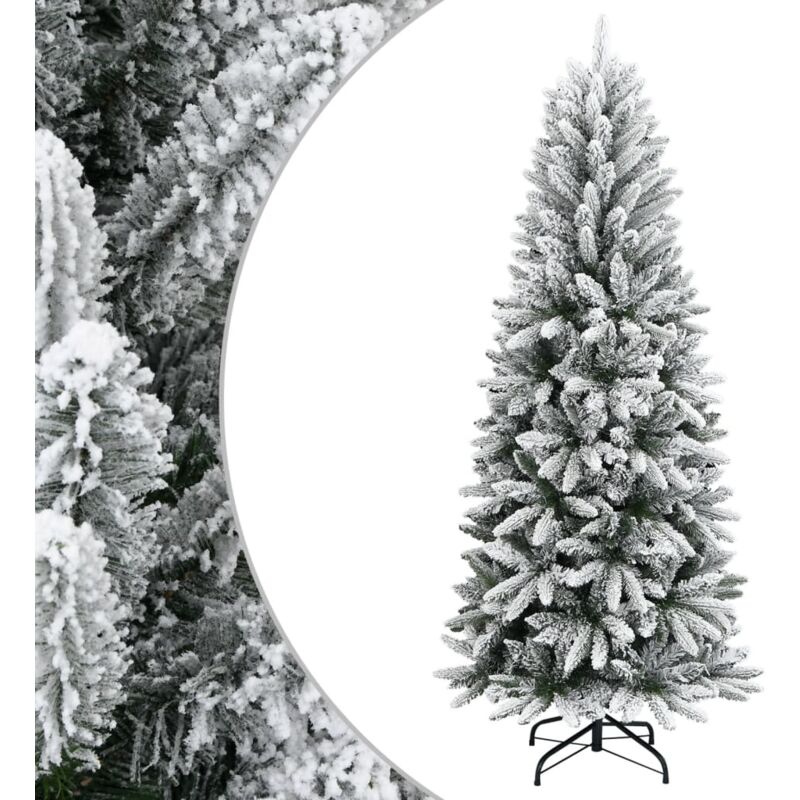 Künstlicher Weihnachtsbaum Beschneit 180 cm pvc&pe Vidaxl