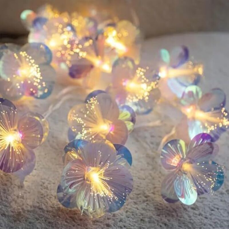 KOBOKO 1.5M 10 LED Warmweiß Lichterkette Batteriebetrieben für Innen und Außendekoration Garten, Geburtstag, Hochzeit, Weihnachten