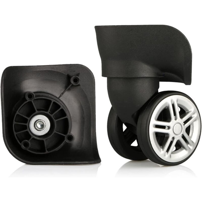 Koffer-Lenkrollen, Paar Gepäck-Lenkrollen, Ersatz für Koffer-Lenkrollen, A19, stumme zweireihige Räder