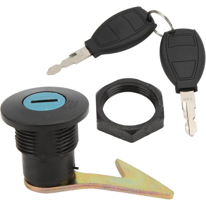 XVX - Roller-Kofferraumschloss, Motorrad-Kofferraumschloss, Motorrad-Kofferraumschloss, Universal-Aluminium-Kunststoff