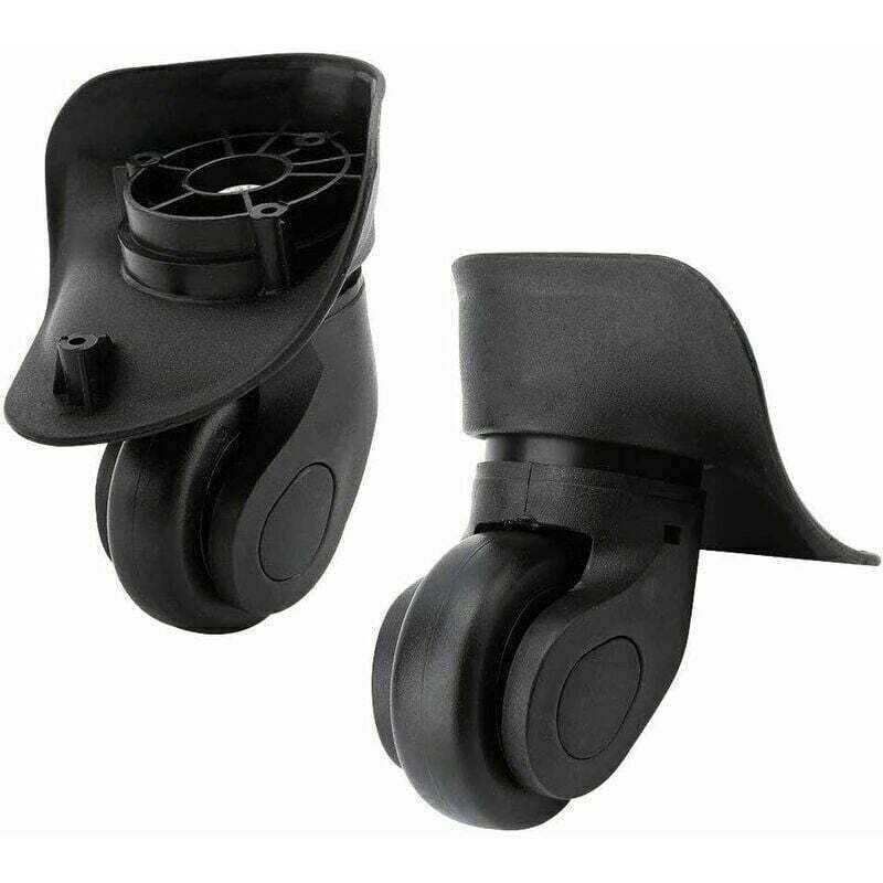 Kofferrollen, 2 Stück, geräuschlos und drehbar, universeller Ersatz für Rollkoffer und Trolleys, Ersatzzubehör für Reisekoffer.