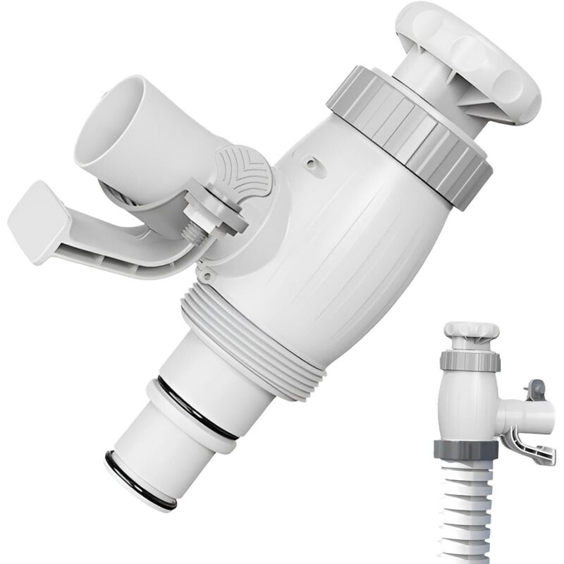 Kolbenventil für Pools, Absperrventil für Pools, Kolbenventil mit geteiltem Rohr, Poolteile & Zubehör, Austausch von Kolbenventilen für Aufstellpools