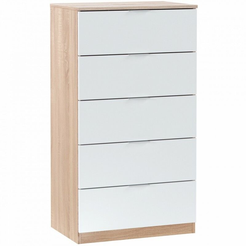 Kommode Kommode Weißeiche cm 60 x 40 x 110 h