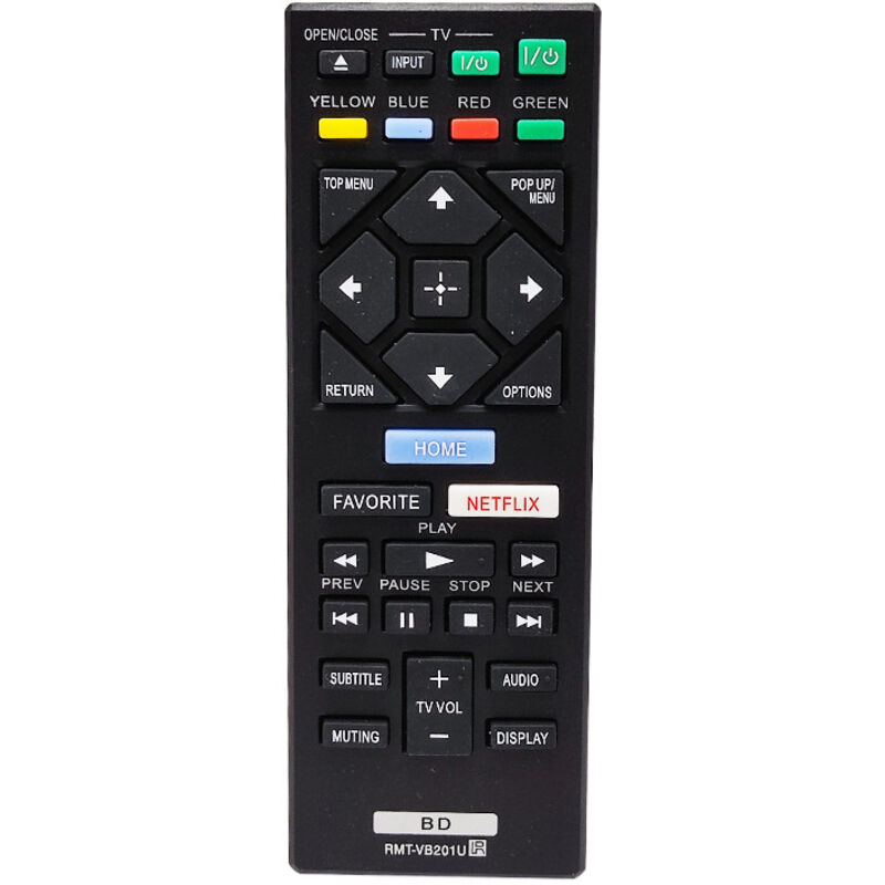 Kompatibel mit der Sony Blu-ray dvd RMT-VB201U-Fernbedienung