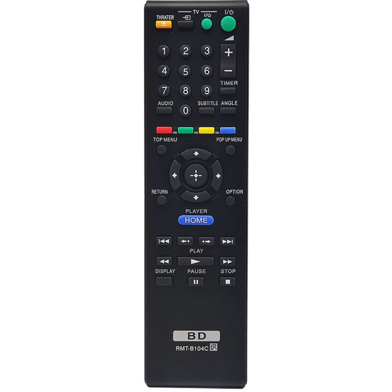 Kompatibel mit Sony/Nissan RMT-B104C BDP-S185 S360 S390 S460 Blu-ray DVD-Fernbedienung