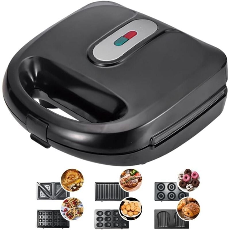Kontaktgrill mit herausnehmbaren Platten – Sandwichmaker – Panini-Grill – Grill – Kontaktgrill – Herausnehmbare Platten – Leicht zu reinigen –