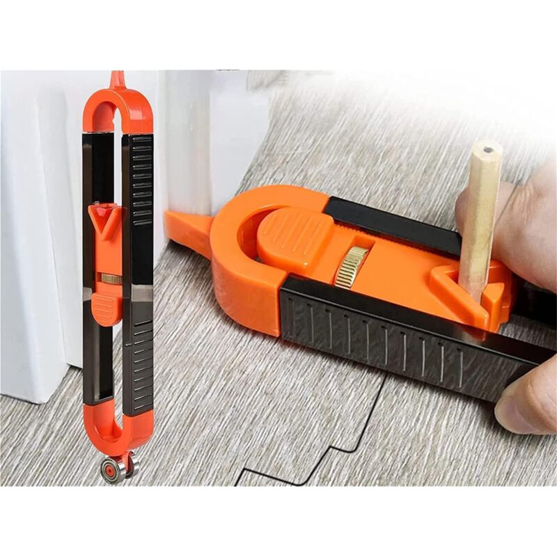 ZVD - Konturenlehre mit Feststellfunktion – Einstellbar – Unverzichtbare Werkzeuge für Heimwerker