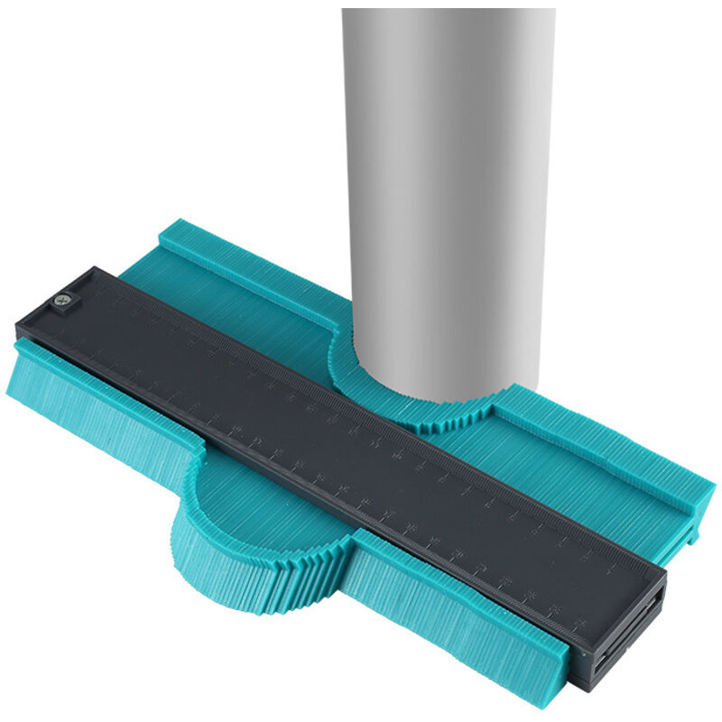 Konturenlehre, Konturenduplikator, verschließbar, 25 cm, Instrumentenmarkierungswerkzeug, Profillehre zur Messung von Kunststofffliesen, Laminat,