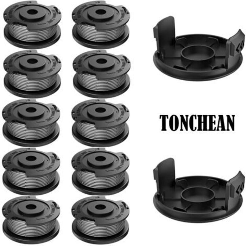 Konvolut mit 10 Drahtspulen für BOSCH, Ersatz-Nylonspule F016800569, kompatibel mit Bosch 1,60 mm 4,0 m, kompatibel mit Bosch ART 23 SL/ART 26 SL und