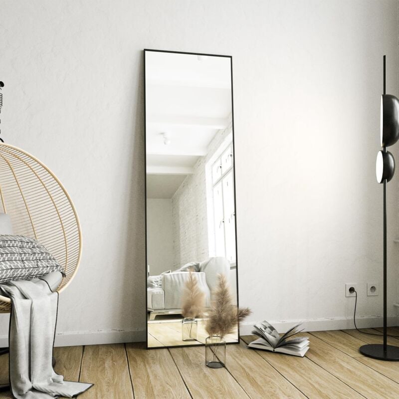 Koonmi Rechtwinkliges Türspion, 35 x 122 cm, kann an der Tür, an der Wand oder an der Wand befestigt werden, für Wohnzimmer, Badezimmer, Schlafzimmer