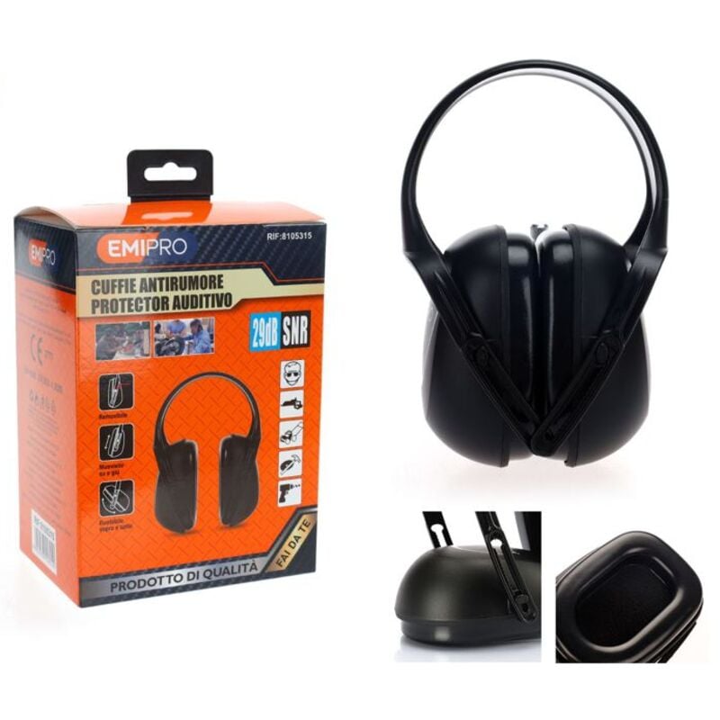 Kopfhörer mit Geräuschschutz – Noise-Cancelling-Kopfhörer für Schießen, Schlafen, Lernen und Industrie – Schallisolierende Schutz- und