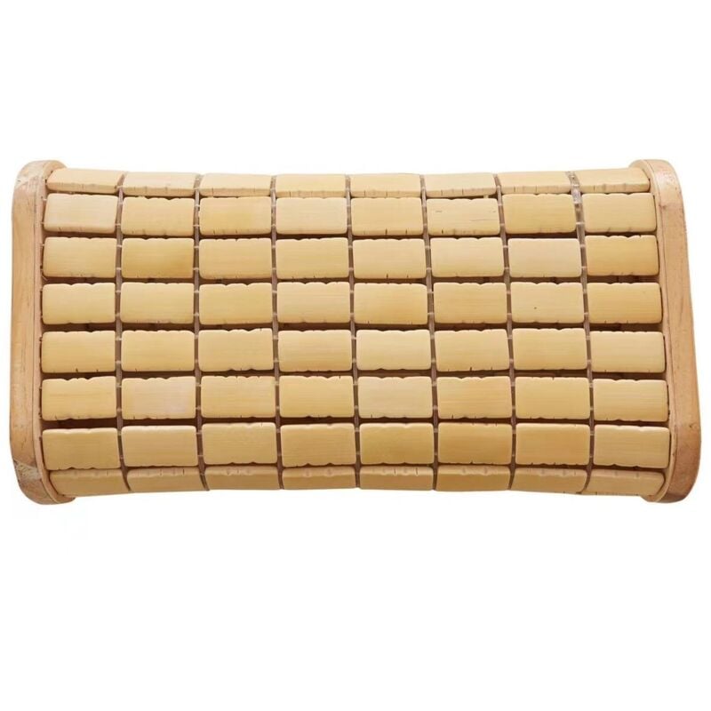 Kopfkissen aus Bambus für die Sauna, Kopfstütze aus Holz – Sauna-Accessoire zum Entspannen zu Hause, im Fitnessstudio, in der Sauna, im Spa und im