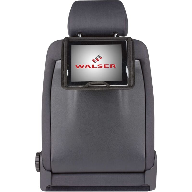 Walser - Kopfstützen-Tablet-Halter High Road, Rücksitztasche schwarz