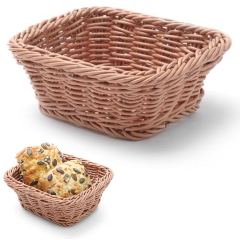 Korbtablett für Brot, Obst, verstärkt GN1/6 - Hendi 426746