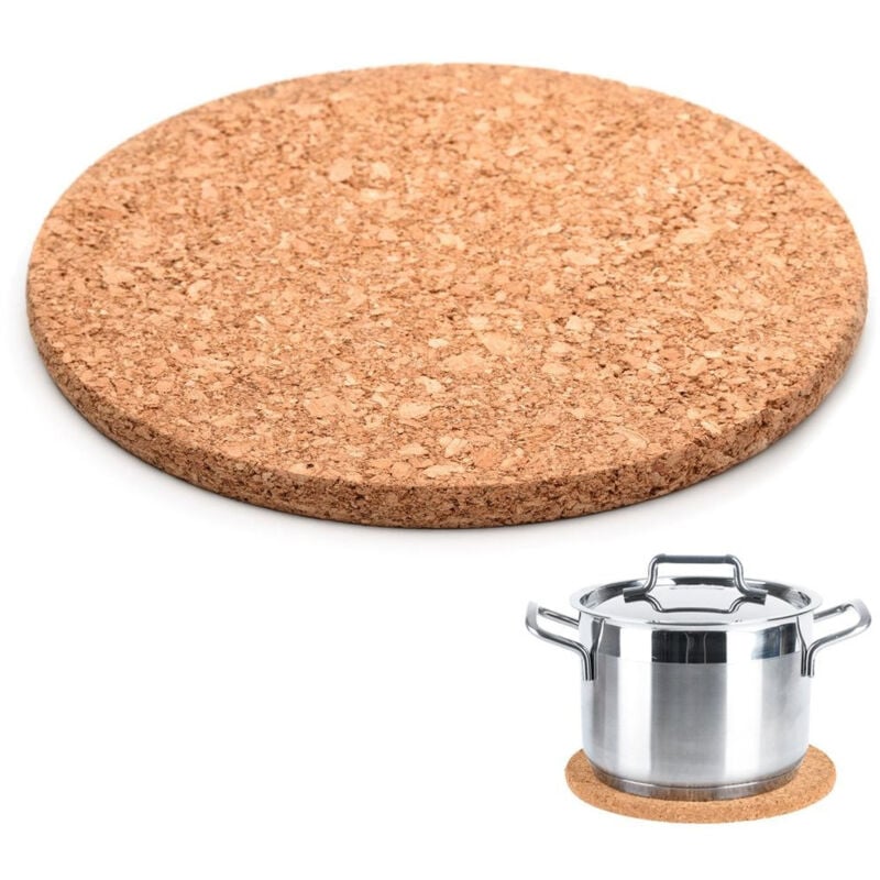 Korkuntersetzer, schützende Küchenmatte für heiße Gerichte und Töpfe