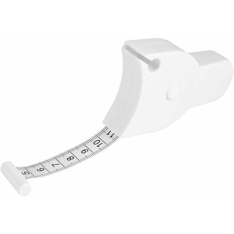 SNQ - Körpermaßband – 150 cm (60 Zoll), Einhandbedienung, kompaktes und ergonomisches Design – Präzise und bequeme Methode zum Abnehmen und