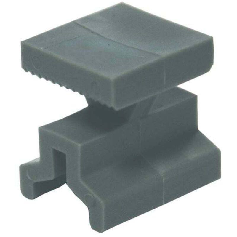 Kovalex - Montage-Clip Kunststoff grau 25 Stück Terrassendielen & Fliesen