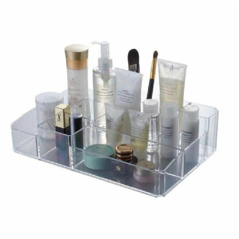 Trade Shop Traesio - Trade Shop - organisator für kosmetik 10 fächer aus transparentem abs 34X22X9CM 59065 -