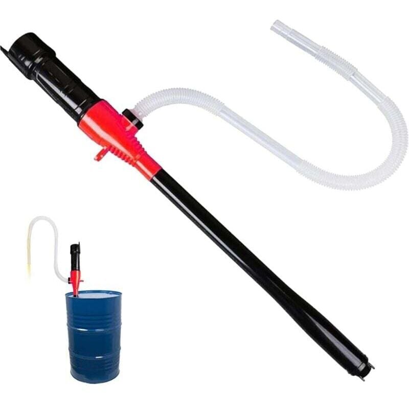 Kraftstoff-Transferpumpe, 2,2 Gpm/Min, tragbare batteriebetriebene Benzin-Wasserpumpe, praktische auslaufsichere Siphonpumpe für Benzin, Diesel, Öl,