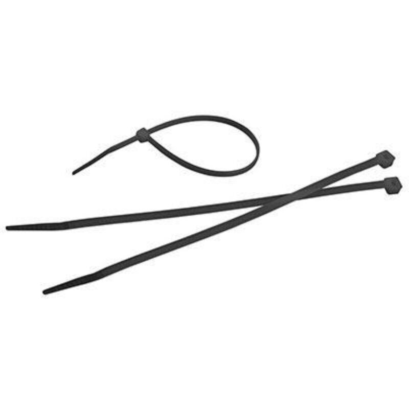 Krawatte Aus Nylon Schwarz 4,8x300mm 50st Tolsen