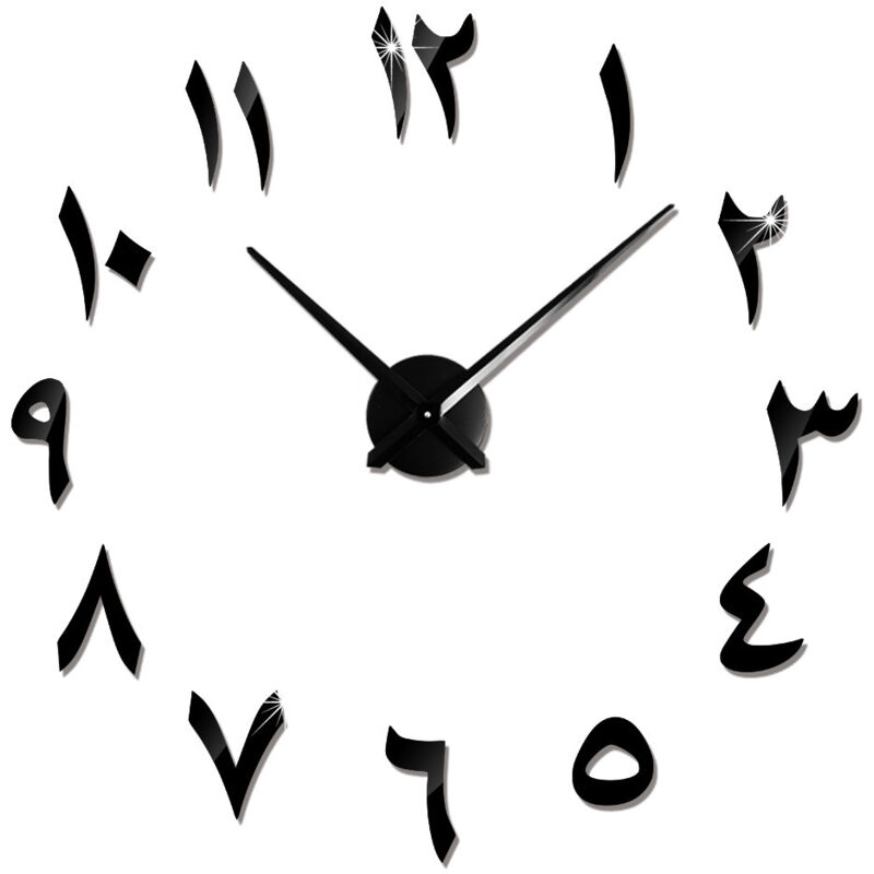 Kreative Acryl Wanduhr DIY Wanduhr Wanduhr Spiegel Uhr