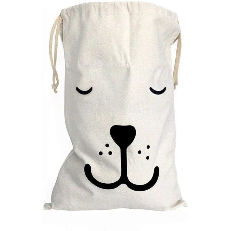 Aougo - Kreativer Kordelzug-Seil-Wäschesack, groß, zum Aufhängen mit Seil, Spielzeug, Waschmaschinentaschen, Spielzeug-Aufbewahrungs-Organizer-Tasche