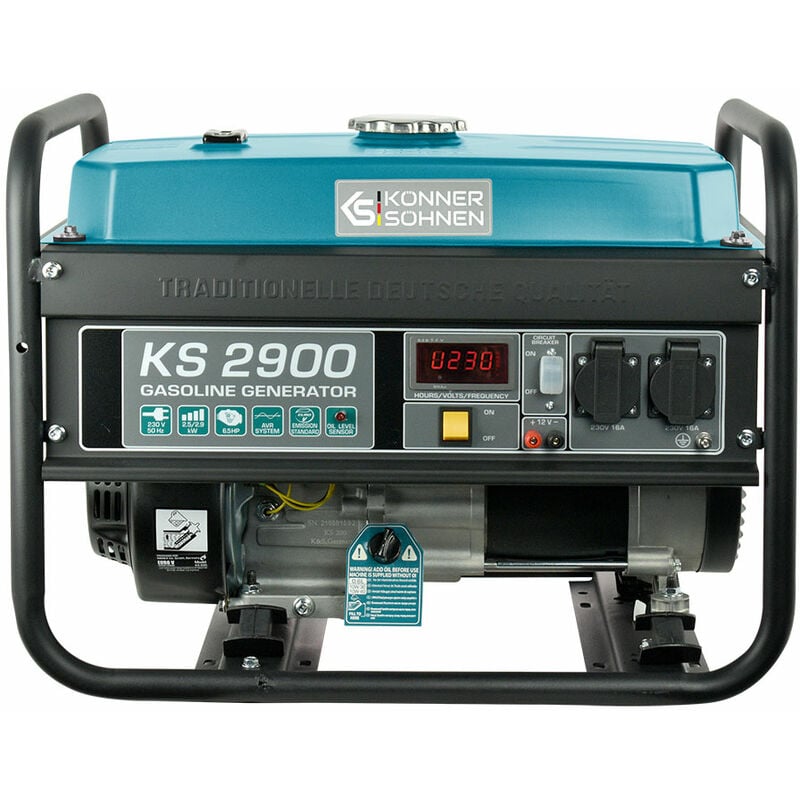 Könner&söhnen - ks 2900 Stromerzeuger Stromgenerator Benzin Notstromaggregat 2900 w