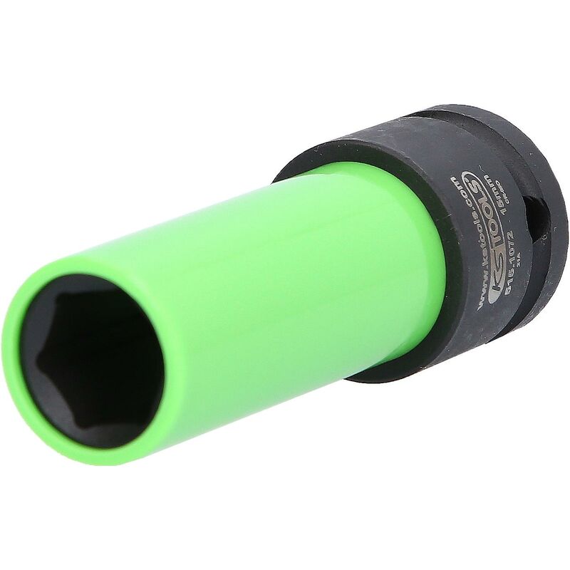 1/2' Alu-Felgen Kraft-Stecknuss robust, lang, 15mm