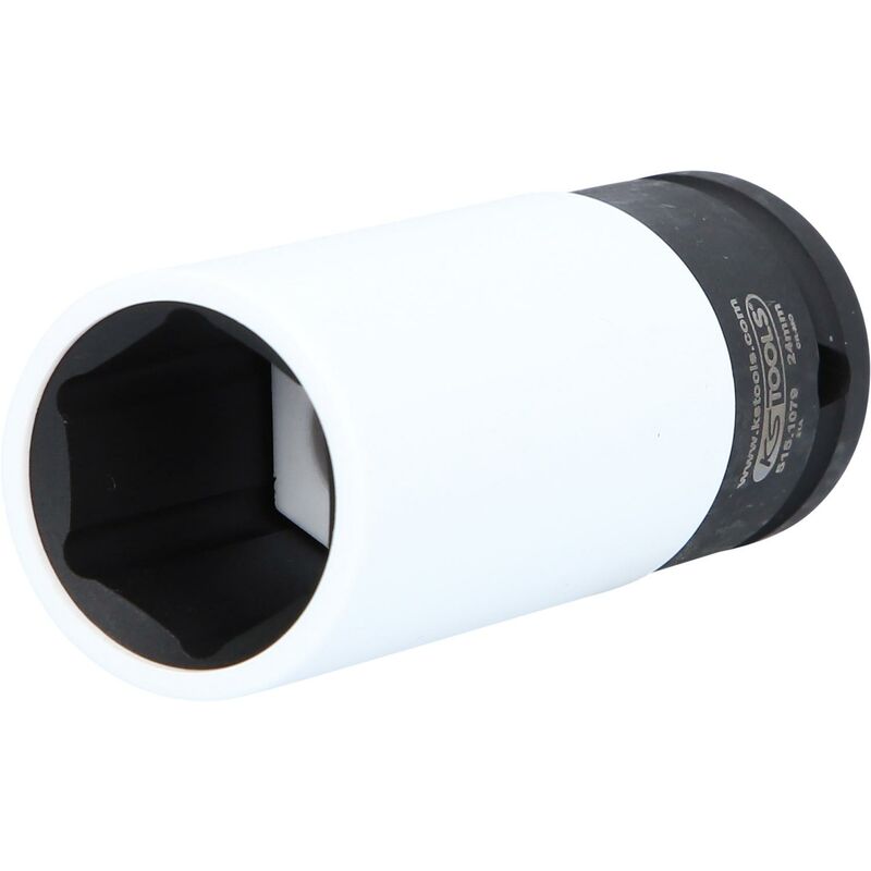 1/2' Alu-Felgen Kraft-Stecknuss robust, lang, 24mm