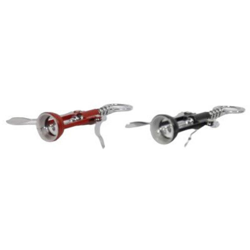 Küchen- und Kochzubehör, Multifunktionaler Flaschenöffner aus Edelstahl (schwarz) - RAPANDA