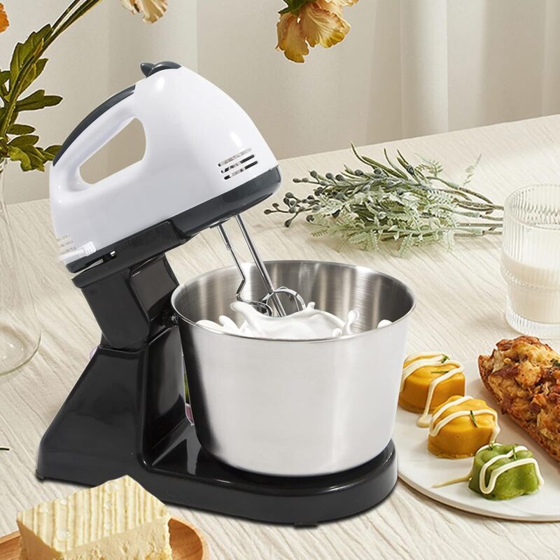 Küchenmaschine Rührgerät Knetmaschine Rührmaschine Küchenmaschine Knet Rühr Teig Maschine Teigkneter Gerät Stand Mixer Küche Rührgerät 1.7L