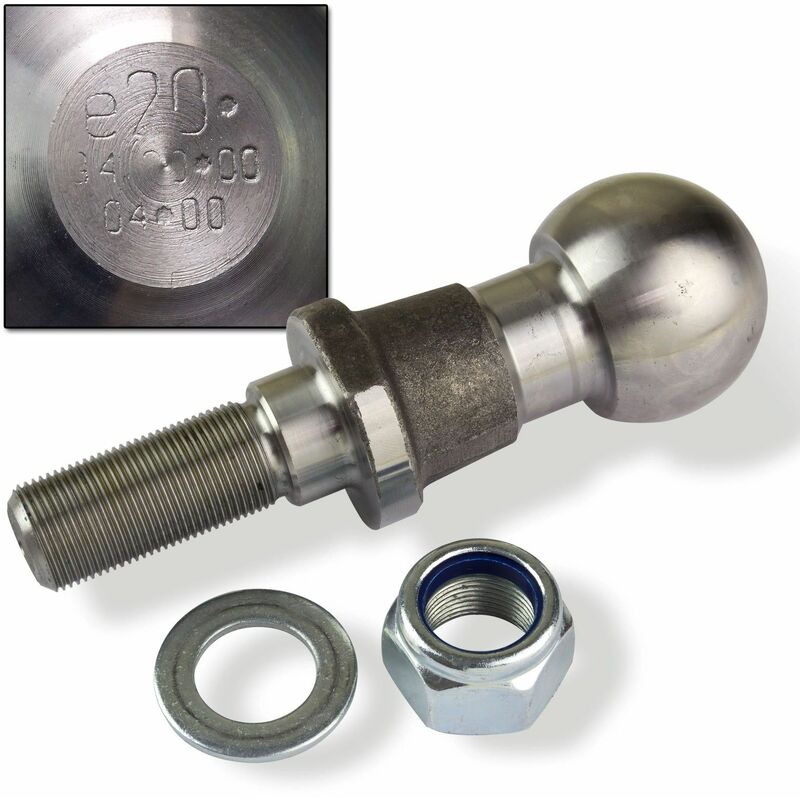Dema - Kugelkopf Anhängerkupplung Kupplungskugel Bis 3.5 t Anhängerbolzen Gewindezapfen