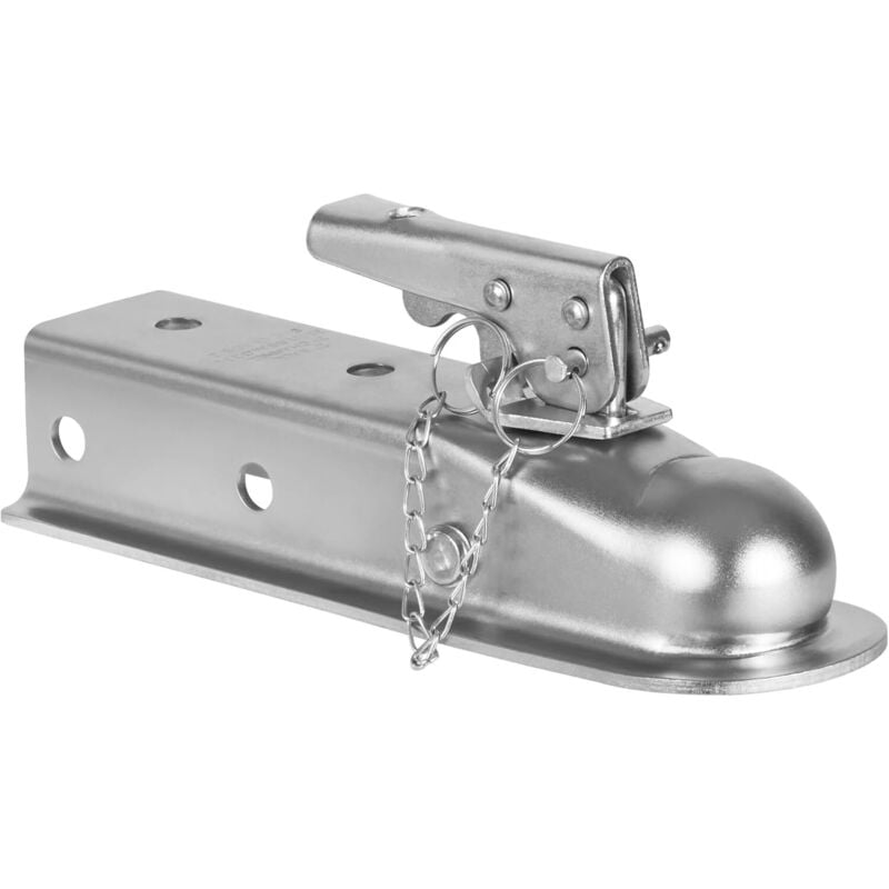 Kugelkopf für Anhängerkupplung, 50,8 mm Kanal, 1587,6 kg Tragkraft, robuste gerade Anhängerdeichselkupplung für Wohnmobil, Pickup, SUV, verzinkte