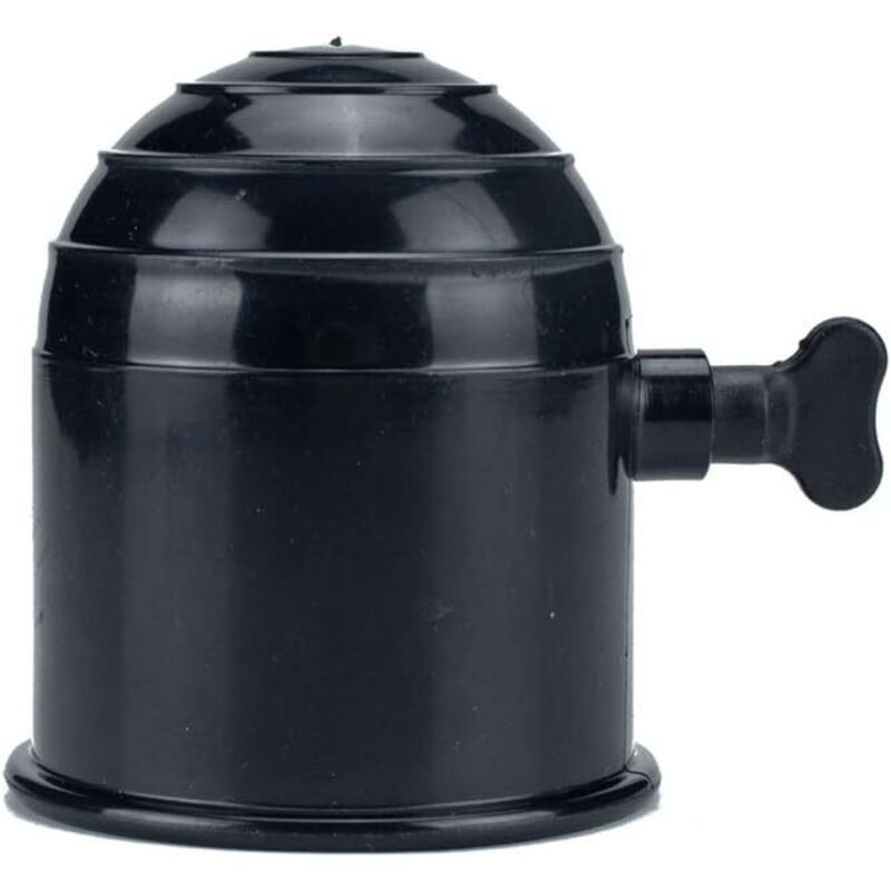 Kugelkopfabdeckung für Anhängerkupplung, 50 mm Universal-Kugelkopf-Schutzkappe für Anhängerkupplungskugel, Schwarz