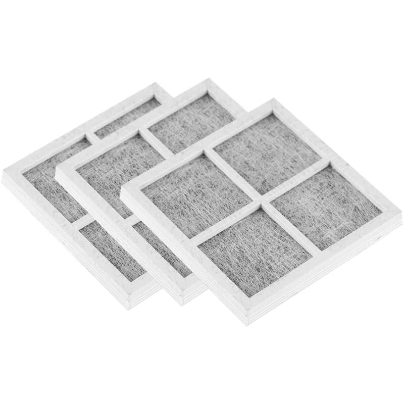 Kühlschrank Gefrierschrank Filter, 3er-Pack Air Fresh Filter, 80x80mm/3.1x3.1Zoll Aktivkohle Luftfilter Lg Kühlschrank Teile Zubehör Für Lg Lt120F