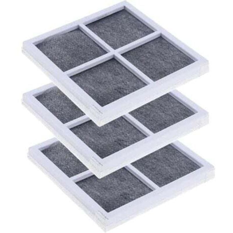 Jalleria - Kühlschrank-Luftfilter, 3-teiliger Ersatz-Frischluftfilter für Kühlschrank/Kühlschrank/Luftreiniger